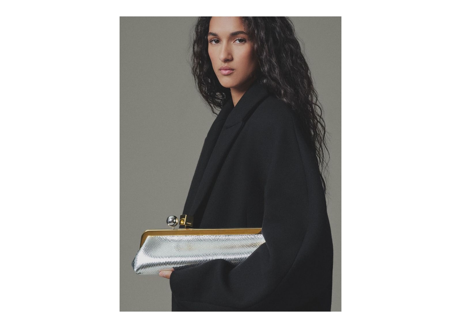 Jacquemus La Pochette Salon Silver - görsel 5