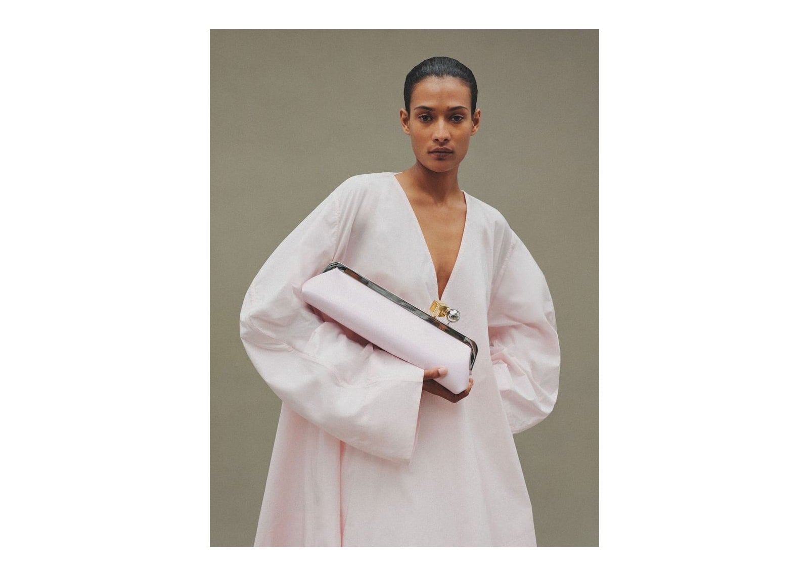 Jacquemus La Pochette Salon Spazzolato Light Pink - görsel 2