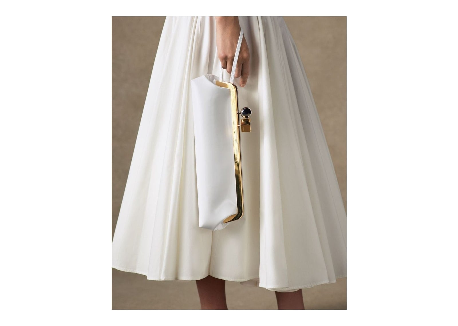 Jacquemus La Pochette Salon White - görsel 7