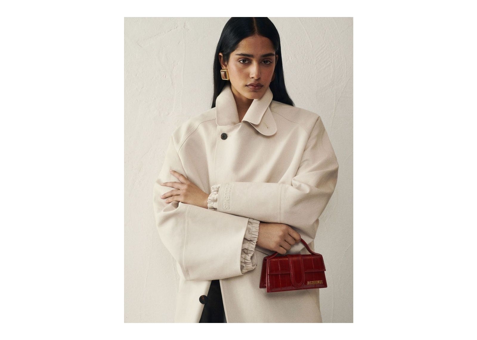 Jacquemus Le Bambino Dark Red - görsel 5