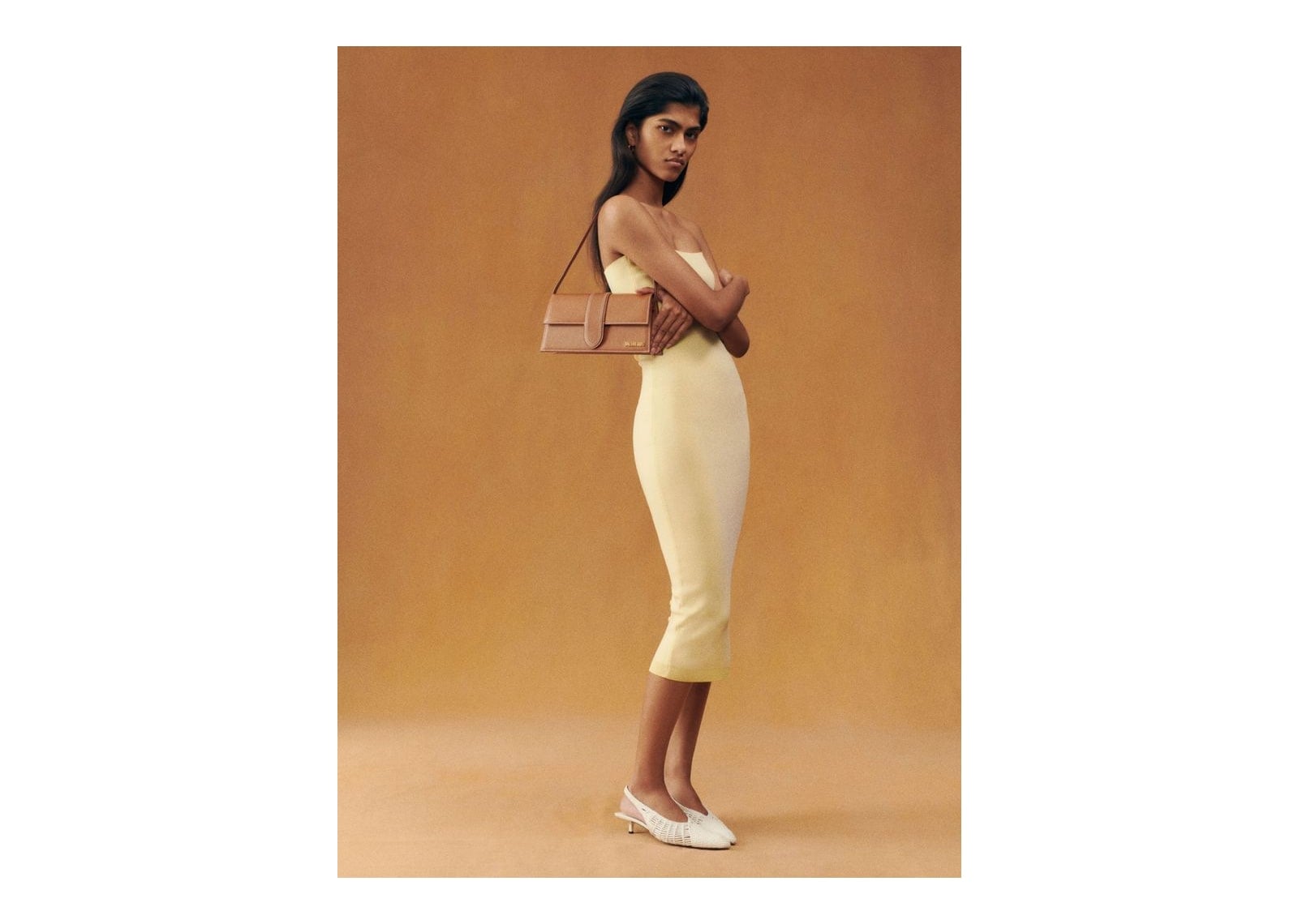 Jacquemus Le Bambino Long Light Brown - görsel 6
