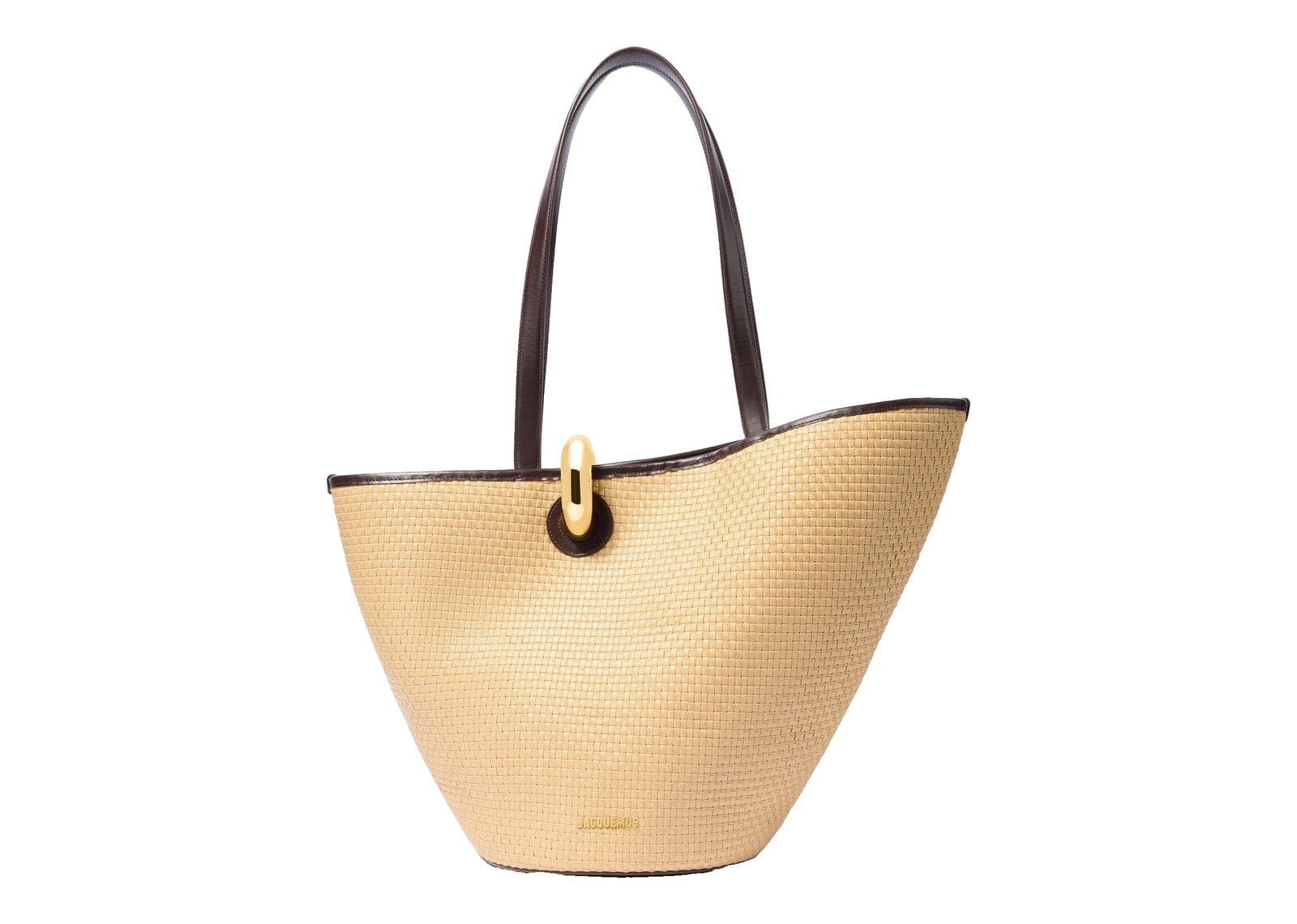 Jacquemus Le Bambola Natural/Dark Brown