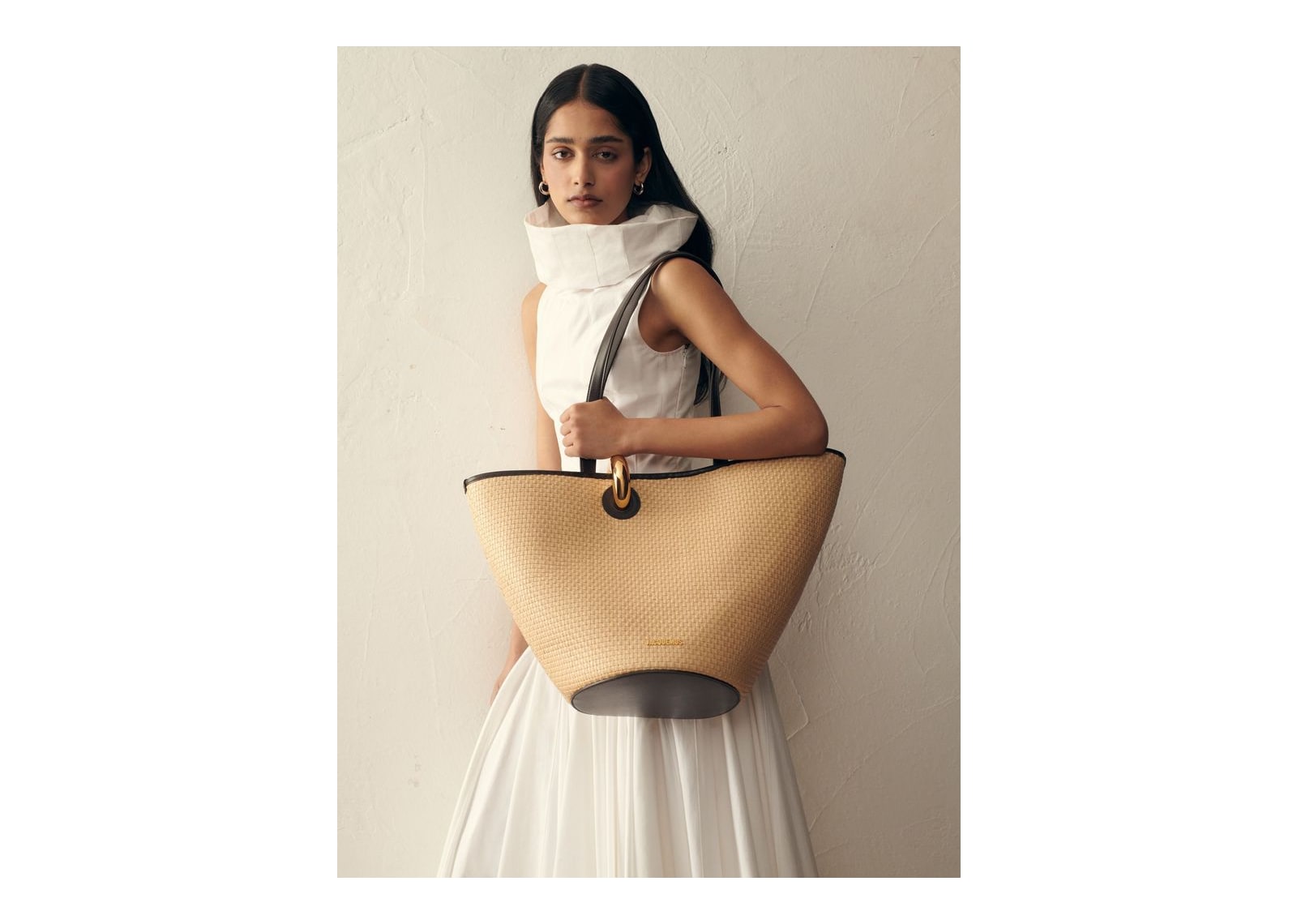 Jacquemus Le Bambola Natural/Dark Brown - görsel 5