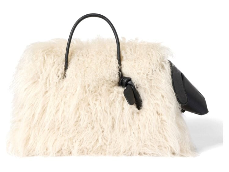 Jacquemus Le Cabas Turismo Off-White/Black