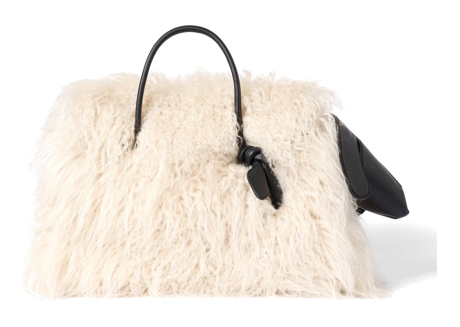 Jacquemus Le Cabas Turismo Off-White/Black