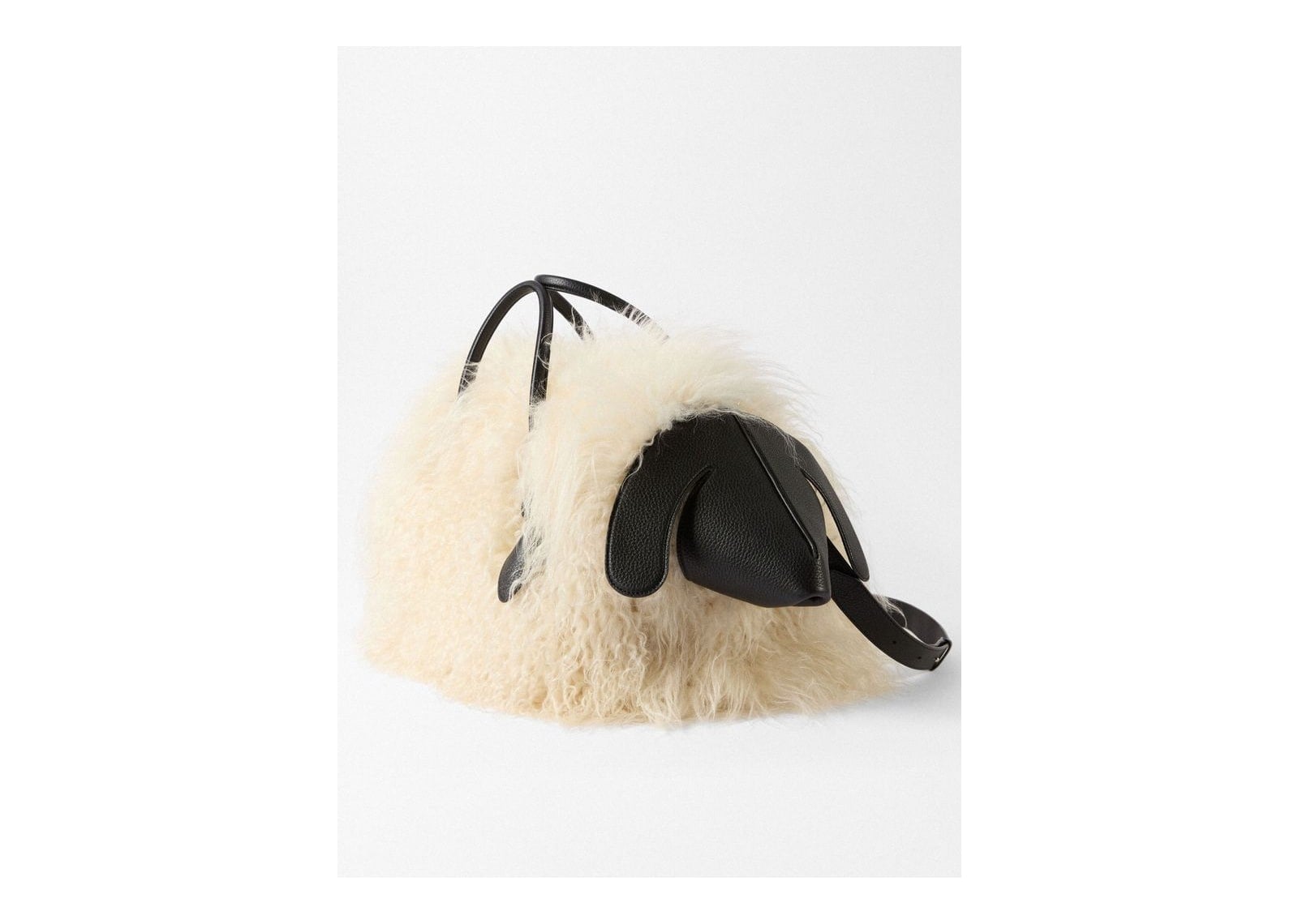 Jacquemus Le Cabas Turismo Off-White/Black - görsel 4