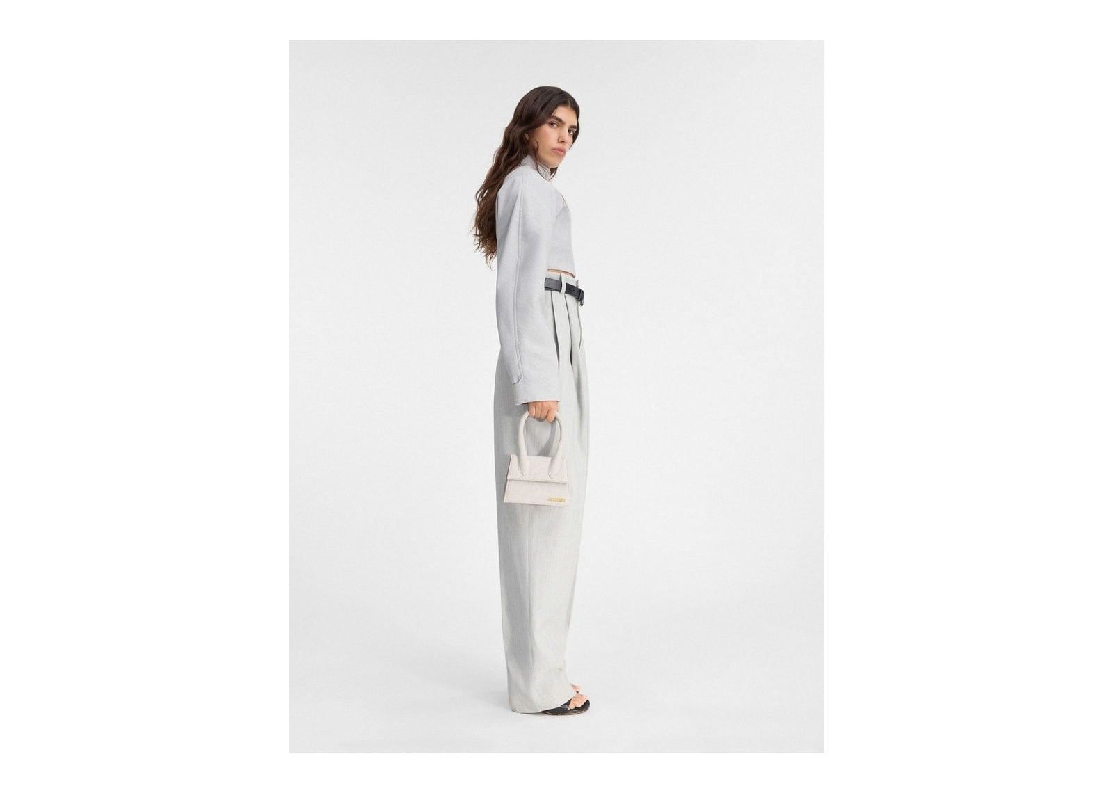 Jacquemus Le Chiquito Moyen Light Greige - görsel 6