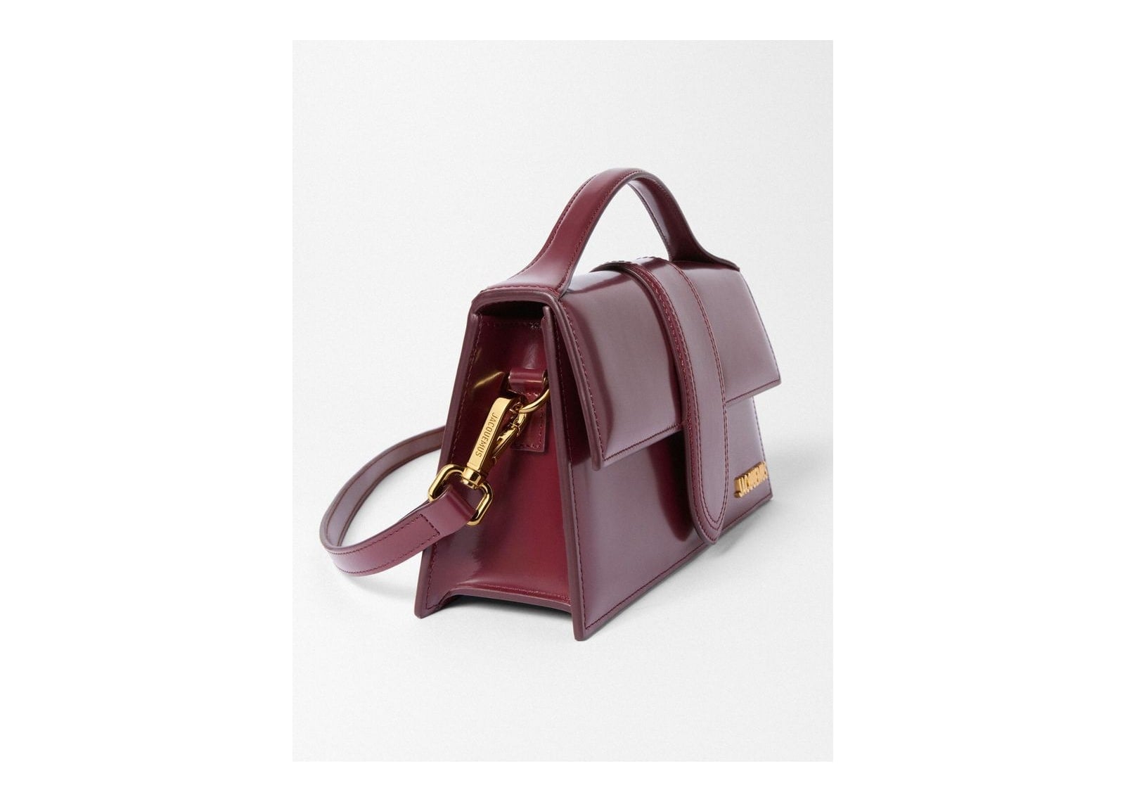 Jacquemus Le Grand Bambino Burgundy - görsel 3