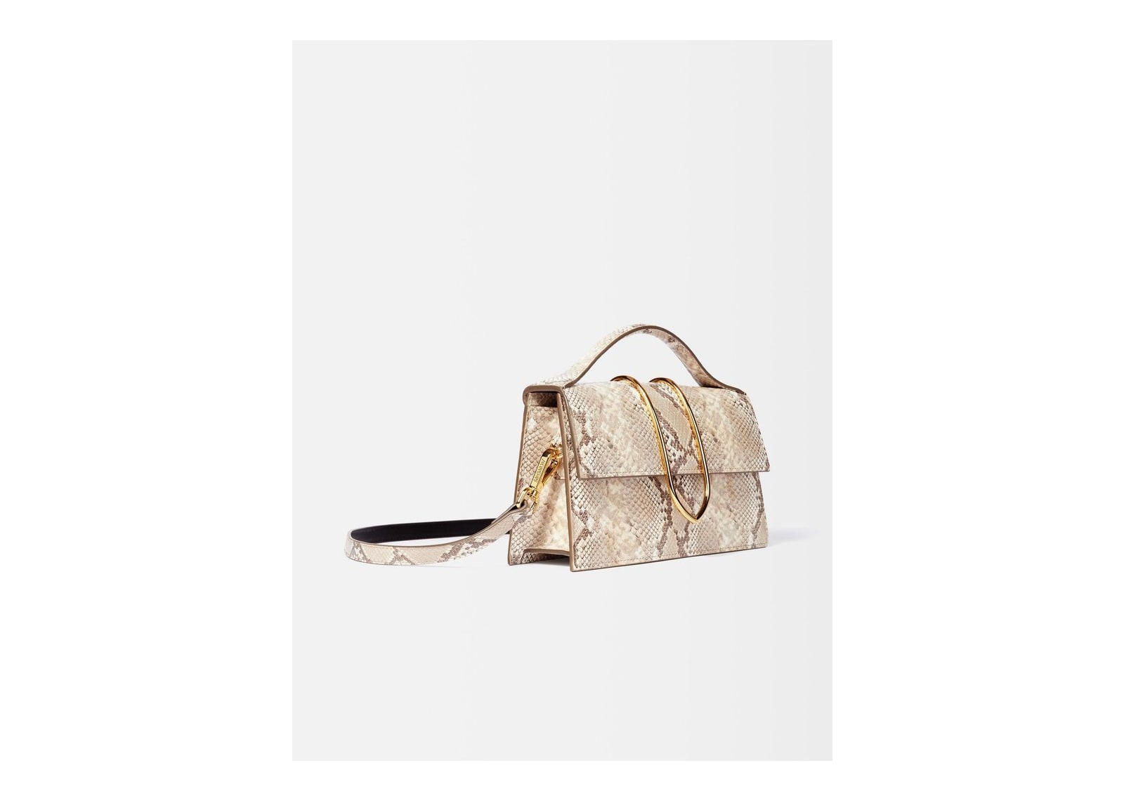 Jacquemus Le Grand Bambino Python Beige - görsel 2