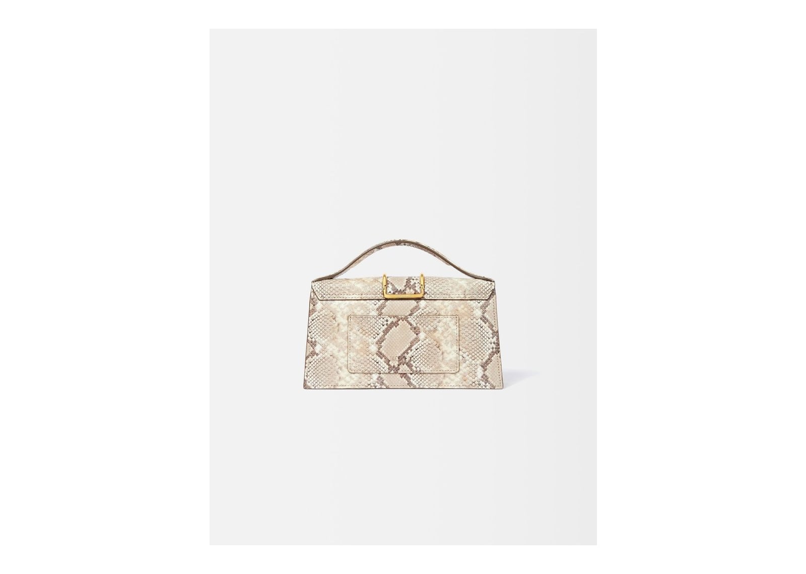 Jacquemus Le Grand Bambino Python Beige - görsel 3