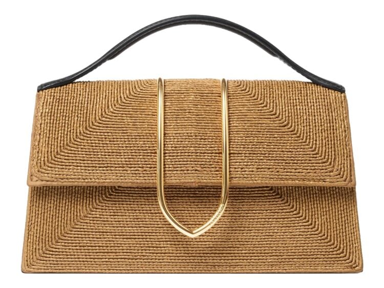 Jacquemus Le Grand Bambino Raffia Beige