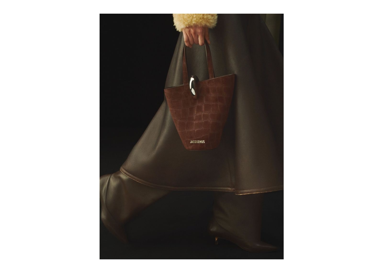 Jacquemus Le Petit Bambola Dark Brown - görsel 6