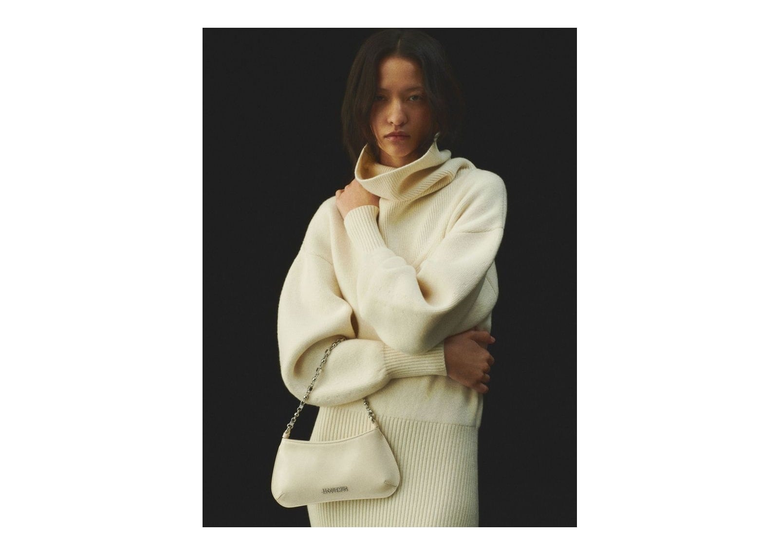Jacquemus Le Petit Bisou Chaîne Light Ivory - görsel 2