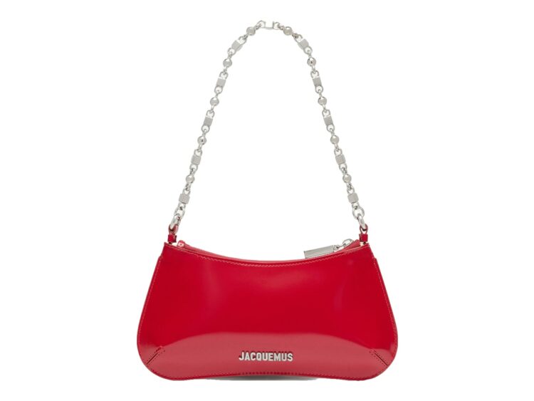 Jacquemus Le Petit Bisou Chaîne Red