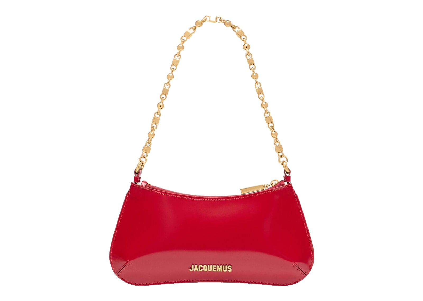 Jacquemus Le Petit Bisou Chaîne Red/Gold