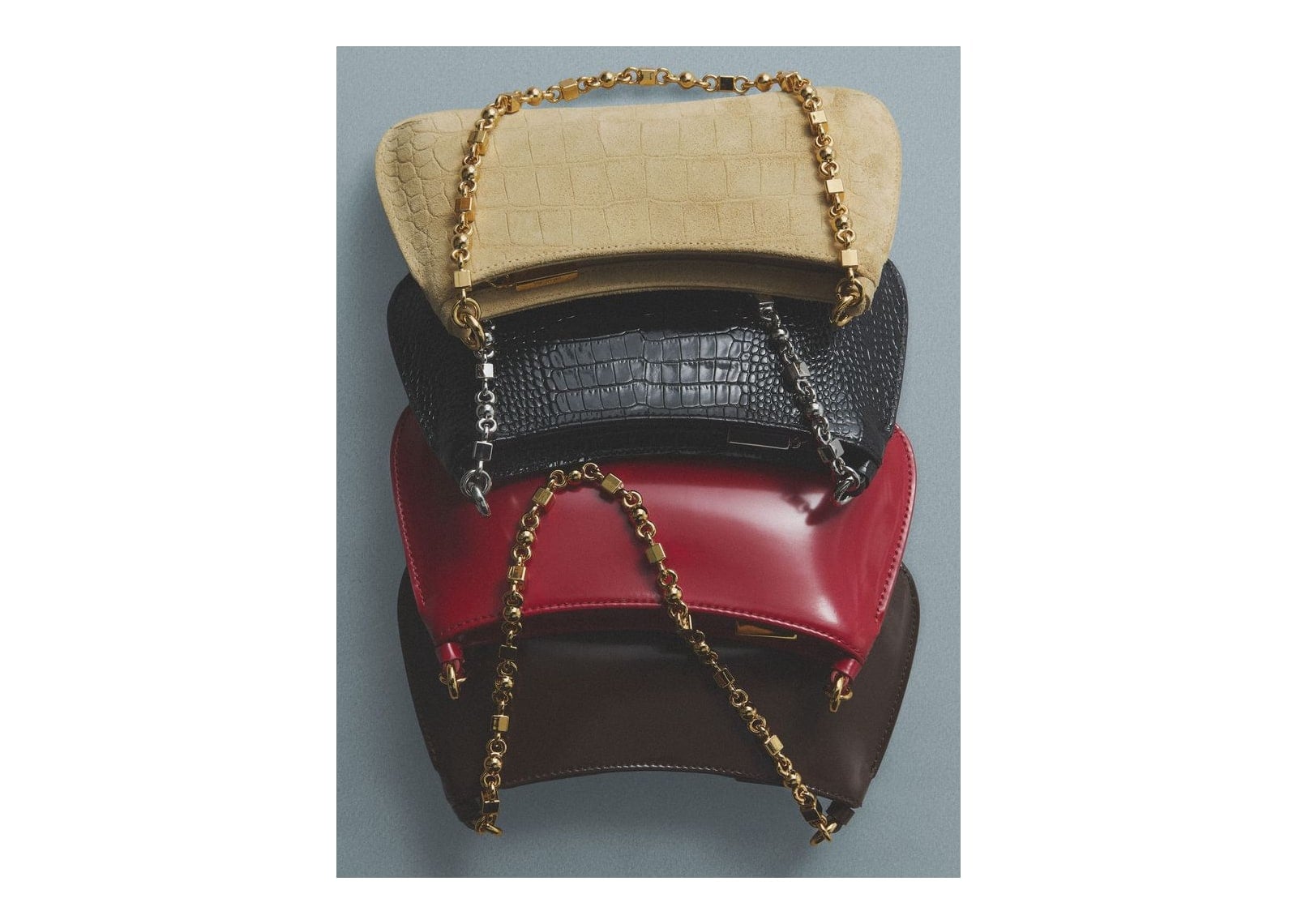 Jacquemus Le Petit Bisou Chaîne Red/Gold - görsel 6
