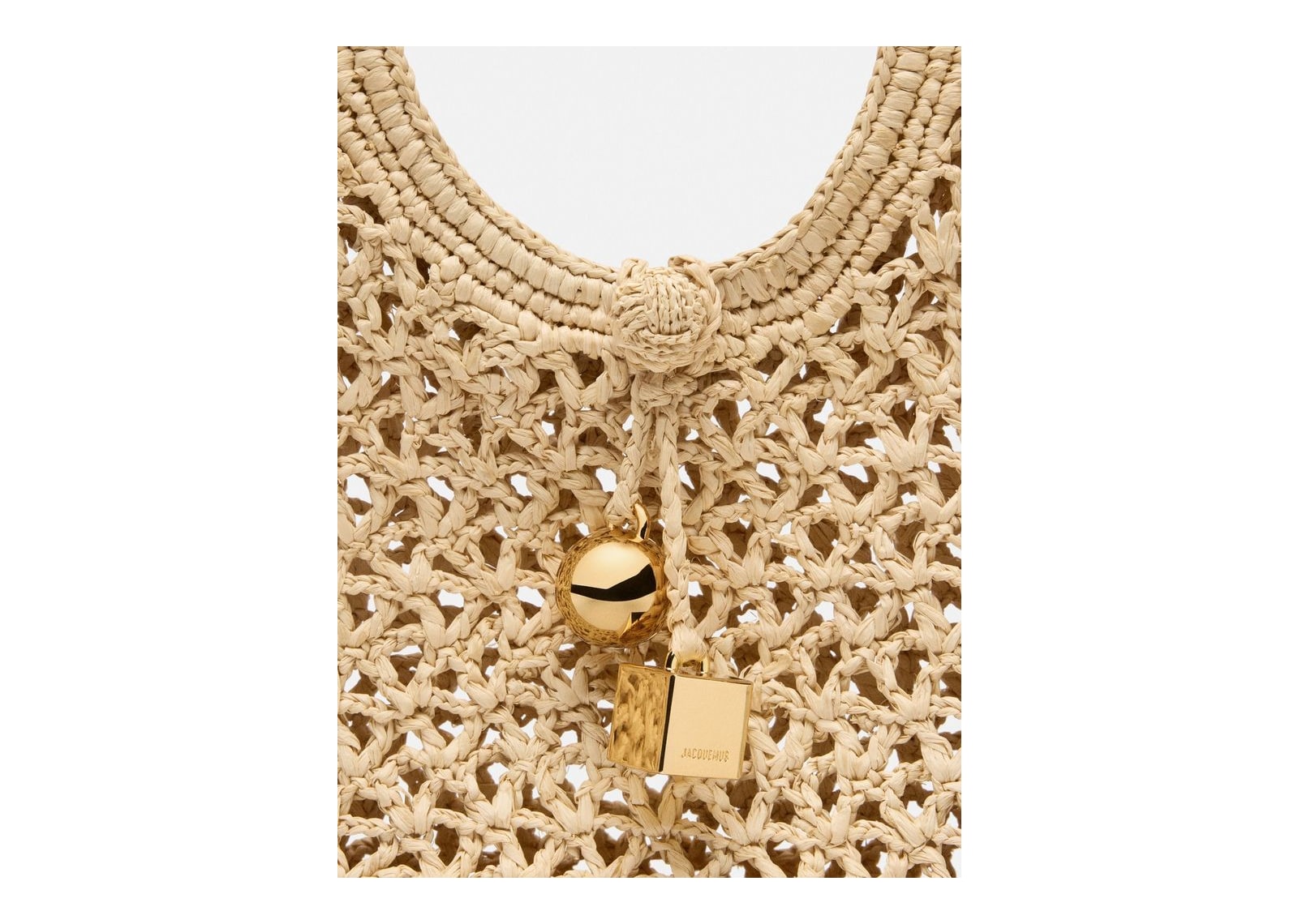 Jacquemus Le Petit Carré Spiaggia Natural - görsel 4