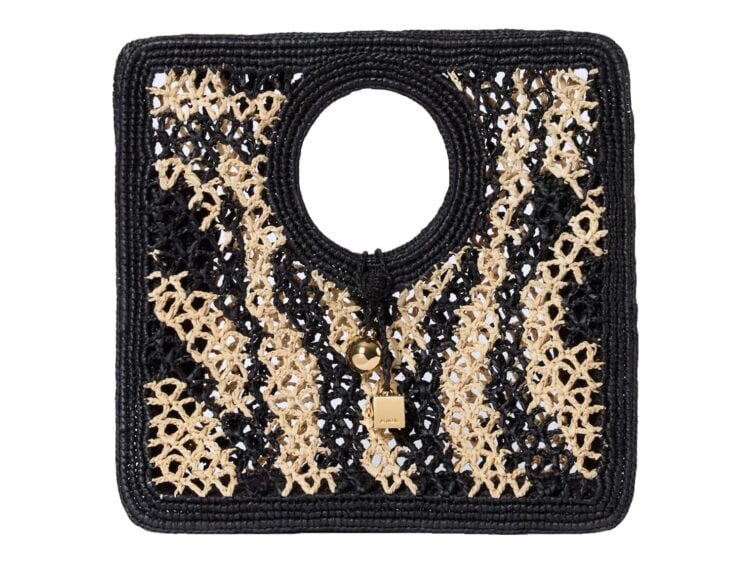 Jacquemus Le Petit Carré Spiaggia Natural/Black