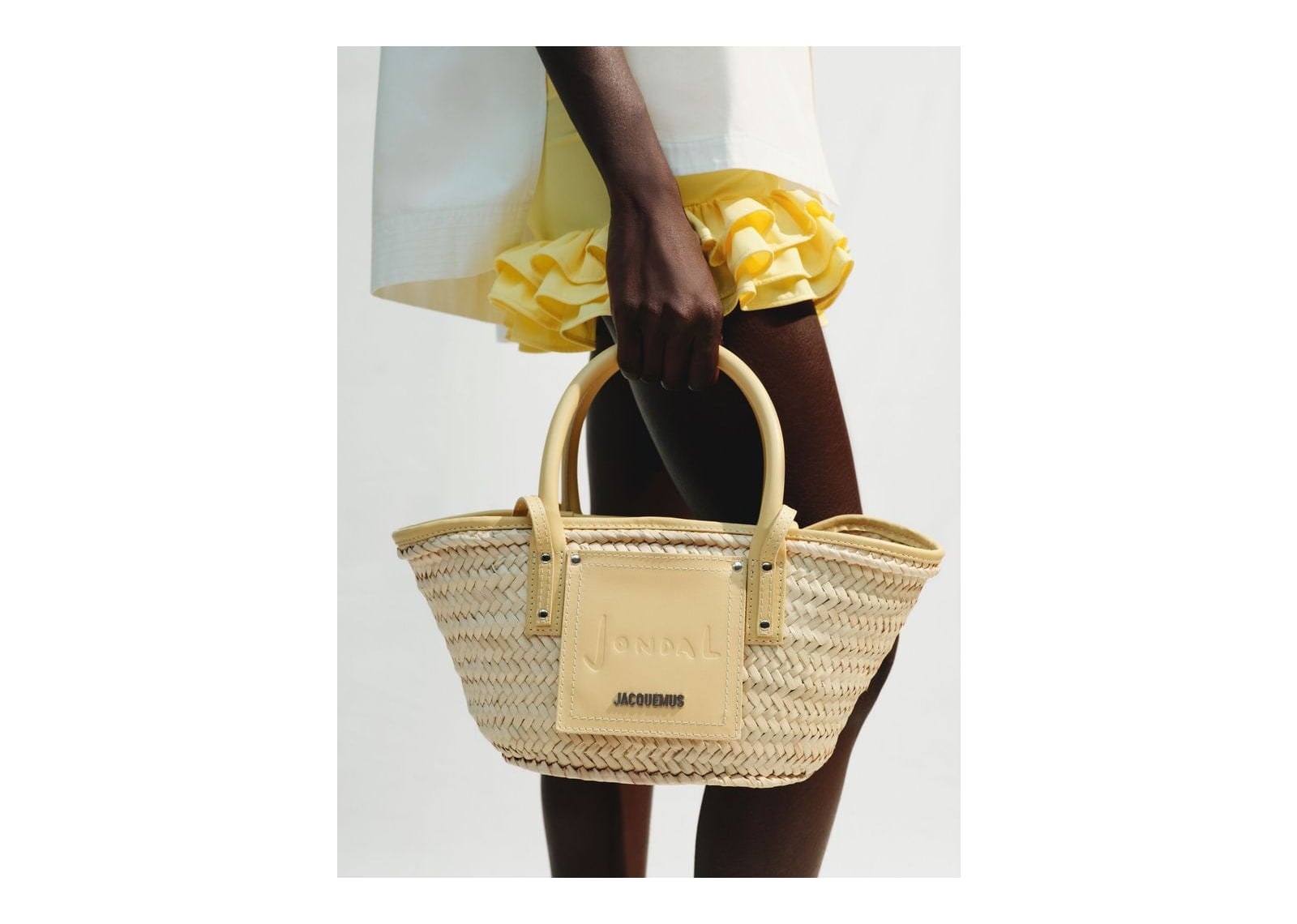 Jacquemus Le Petit Panier Soli Resort Ibiza Jondal Pale Yellow - görsel 2