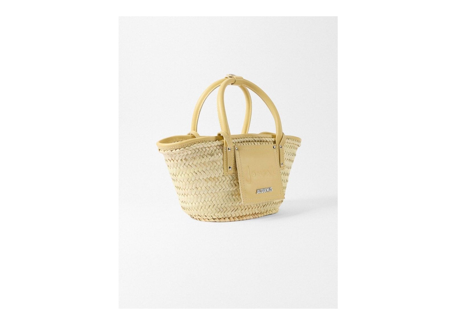Jacquemus Le Petit Panier Soli Resort Ibiza Jondal Pale Yellow - görsel 3