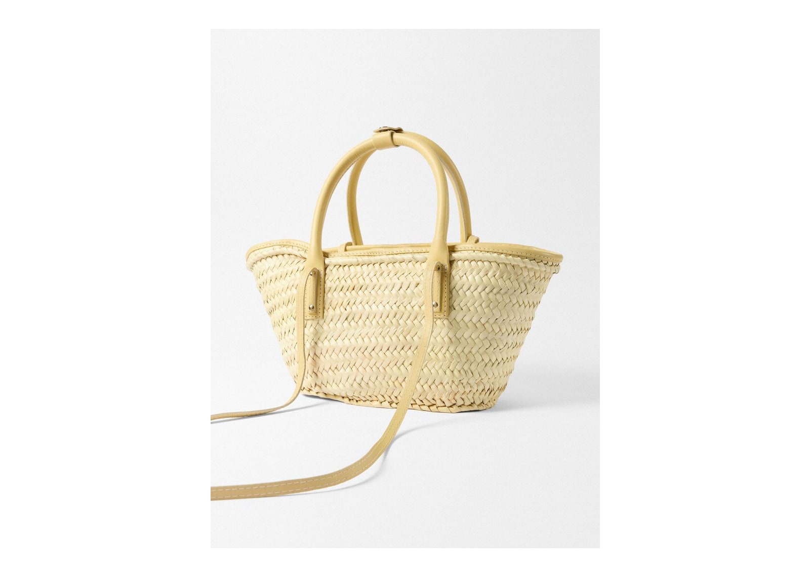 Jacquemus Le Petit Panier Soli Resort Ibiza Jondal Pale Yellow - görsel 4