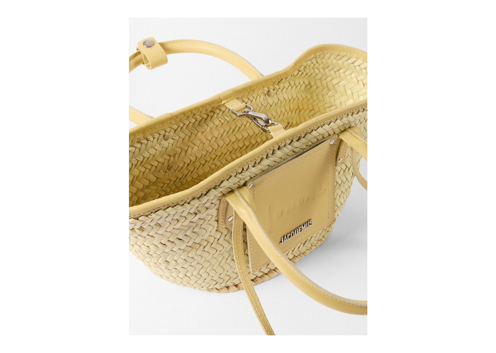 Jacquemus Le Petit Panier Soli Resort Ibiza Jondal Pale Yellow - görsel 5