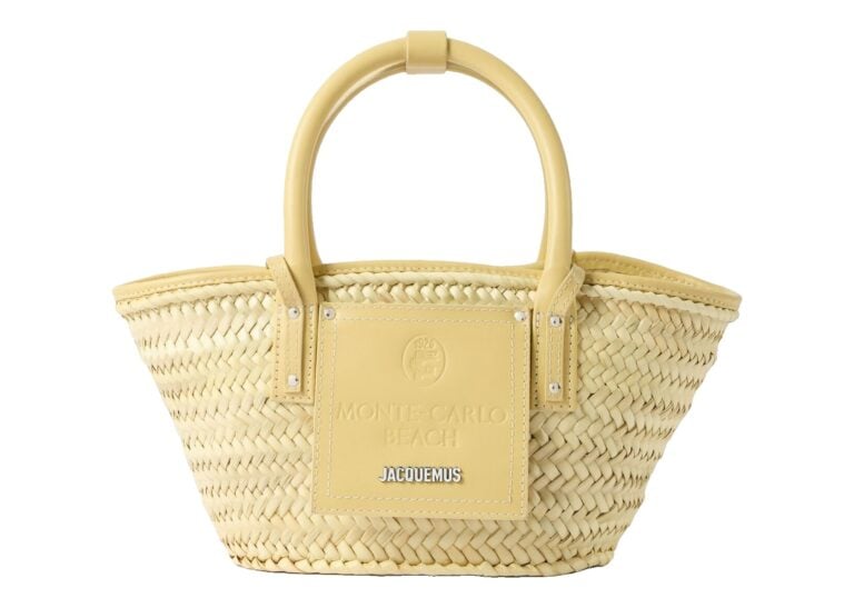 Jacquemus Le Petit Panier Soli Resort Monaco Monte Carlo Pale Yellow