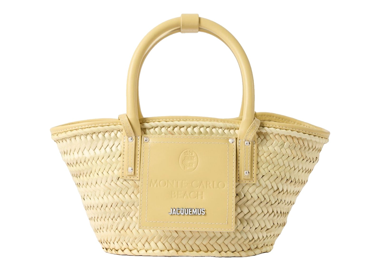 Jacquemus Le Petit Panier Soli Resort Monaco Monte Carlo Pale Yellow
