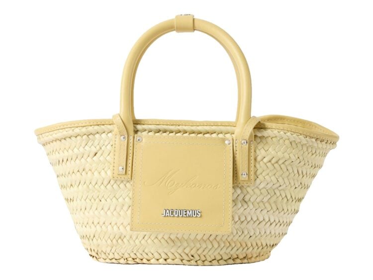 Jacquemus Le Petit Panier Soli Resort Mykonos Mykonos Pale Yellow