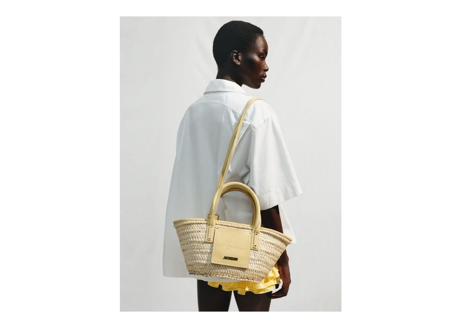 Jacquemus Le Petit Panier Soli Resort Mykonos Mykonos Pale Yellow - görsel 2