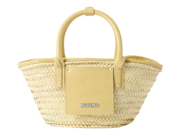 Jacquemus Le Petit Panier Soli Resort Saint Tropez Saint Tropez Pale Yellow