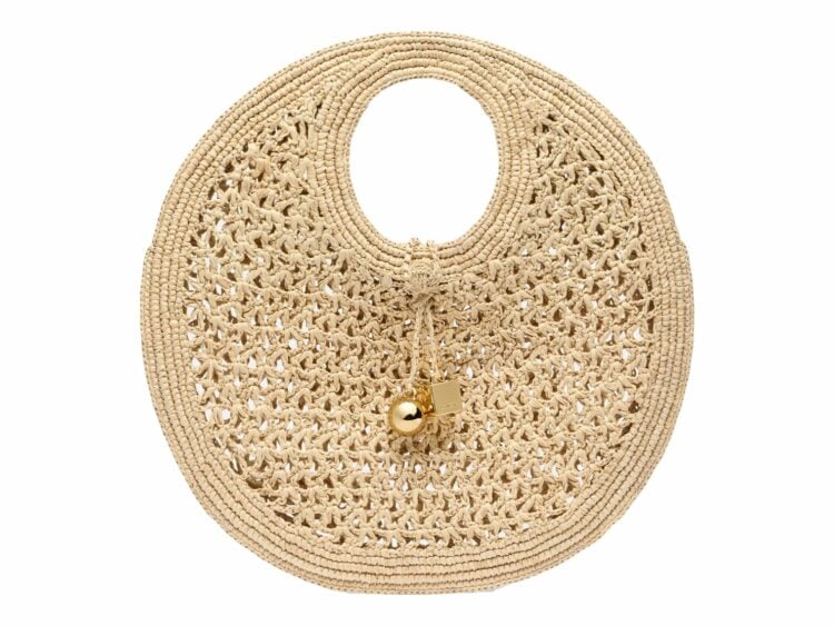 Jacquemus Le Petit Rond Spiaggia Natural