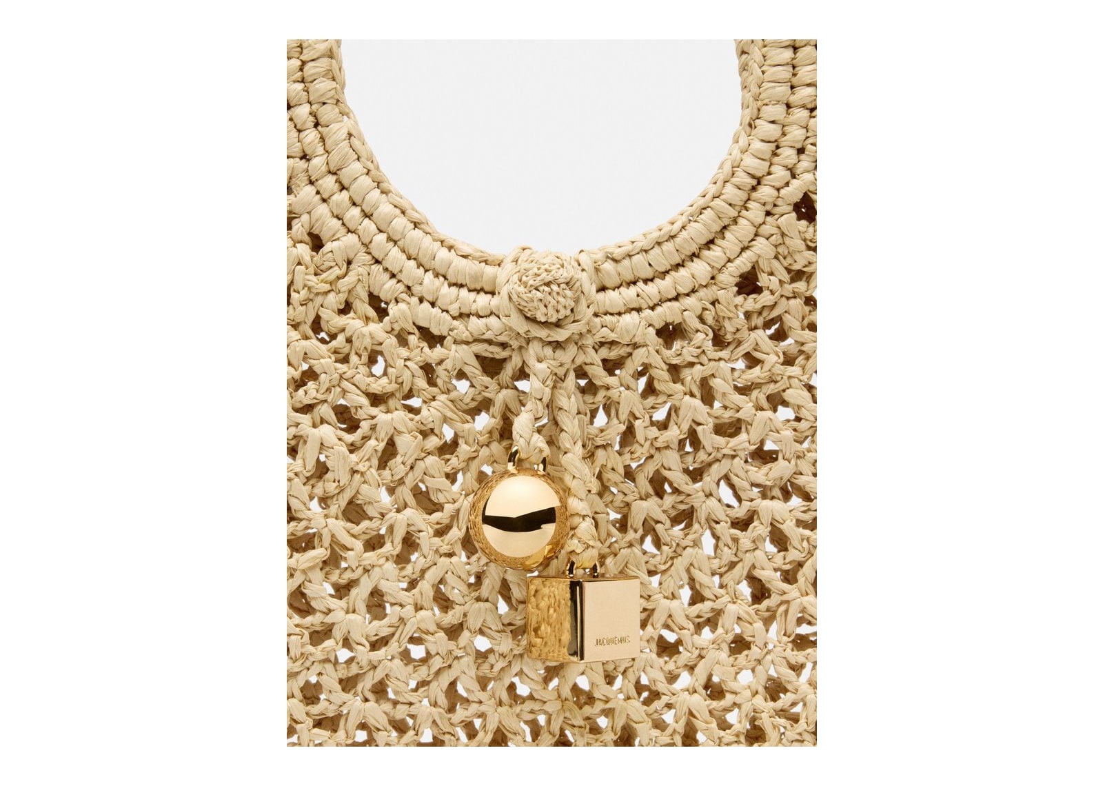 Jacquemus Le Petit Rond Spiaggia Natural - görsel 4