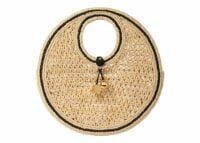 Jacquemus Le Petit Rond Spiaggia Natural/Black Details