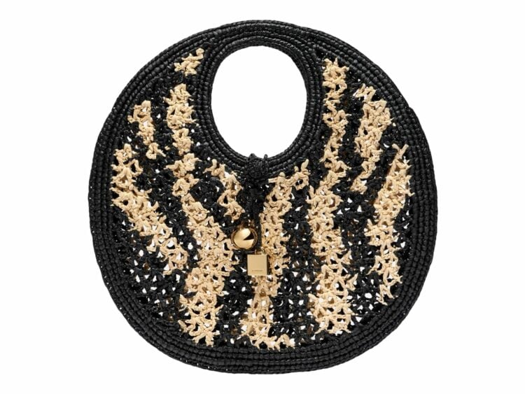 Jacquemus Le Petit Rond Spiaggia Natural/Black