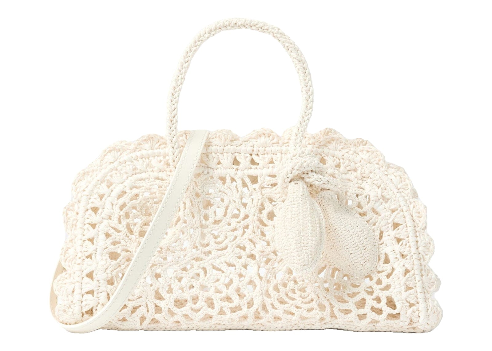 Jacquemus Le Petit Turismo Crochet White