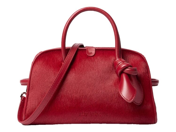 Jacquemus Le Petit Turismo Dark Red