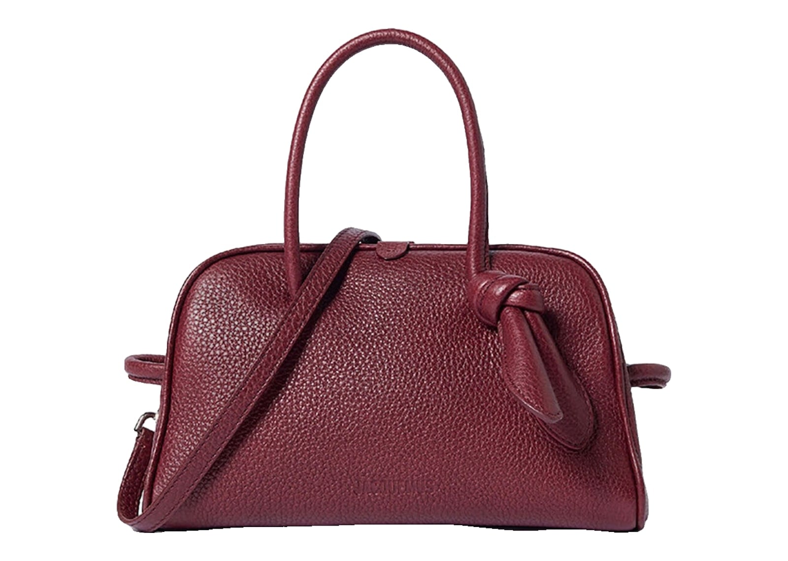 Jacquemus Le Petit Turismo Grained Burgundy