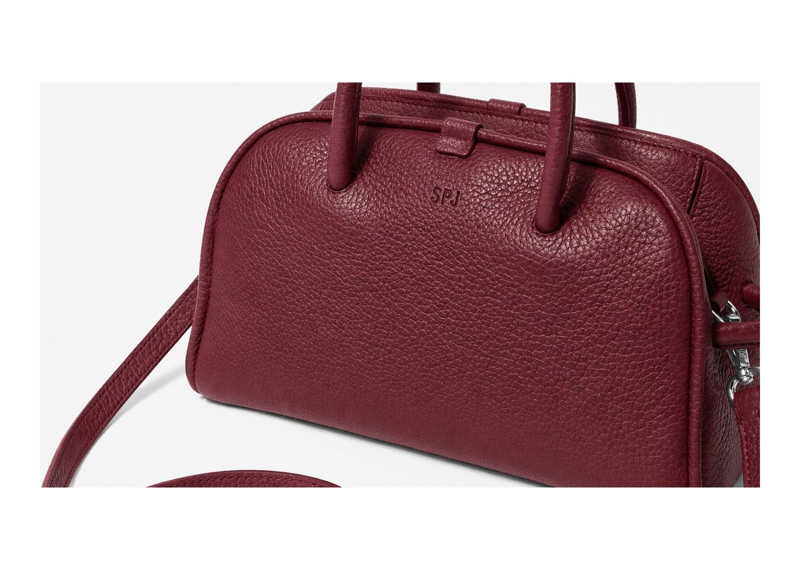 Jacquemus Le Petit Turismo Grained Burgundy - görsel 6