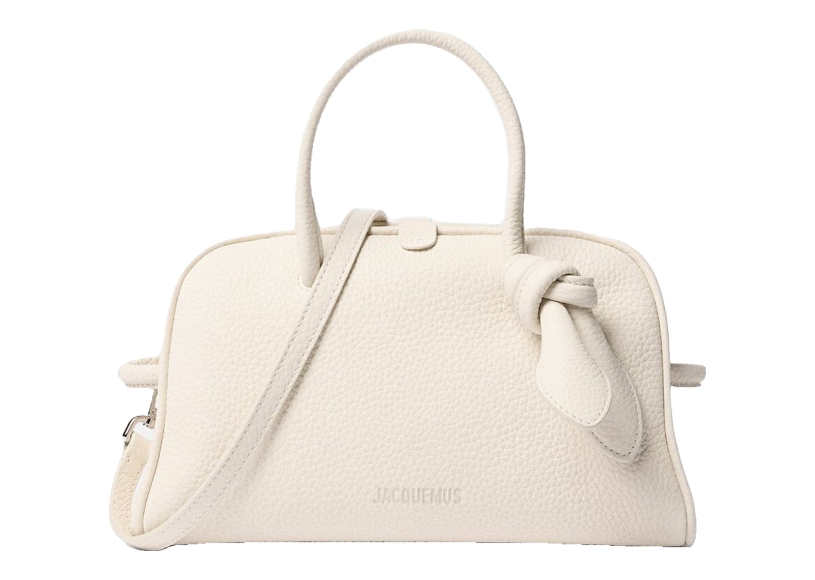 Jacquemus Le Petit Turismo Grained Light Ivory