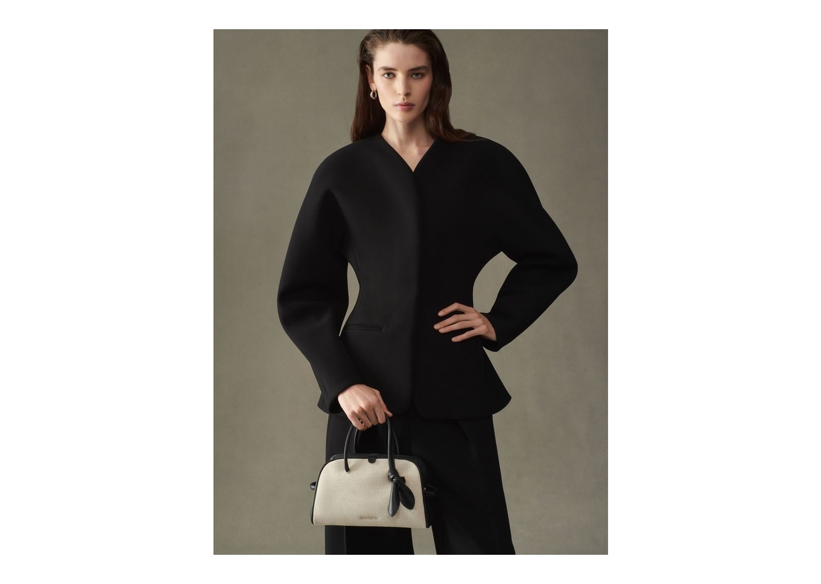 Jacquemus Le Petit Turismo Light Greige/Black - görsel 6