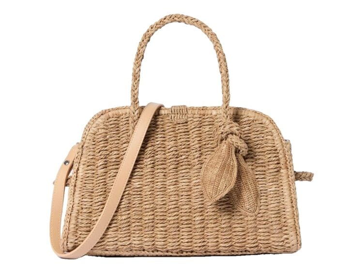 Jacquemus Le Petit Turismo Raphia Beige
