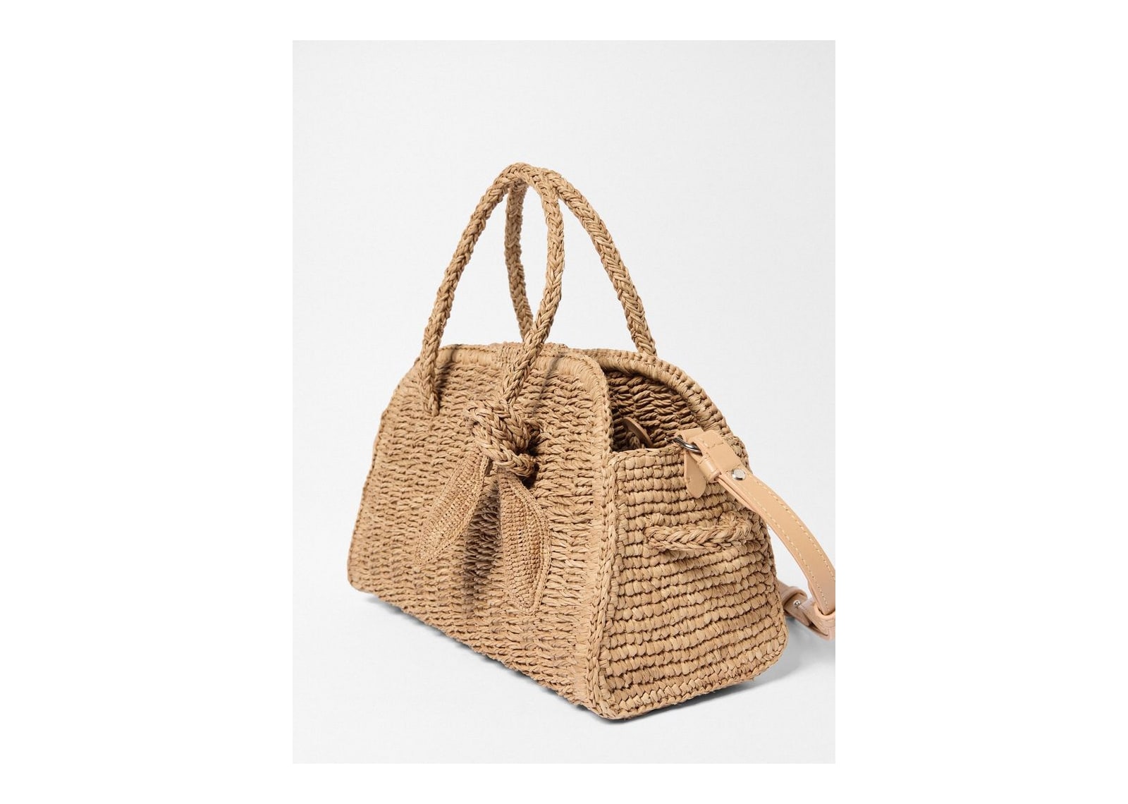 Jacquemus Le Petit Turismo Raphia Beige - görsel 4