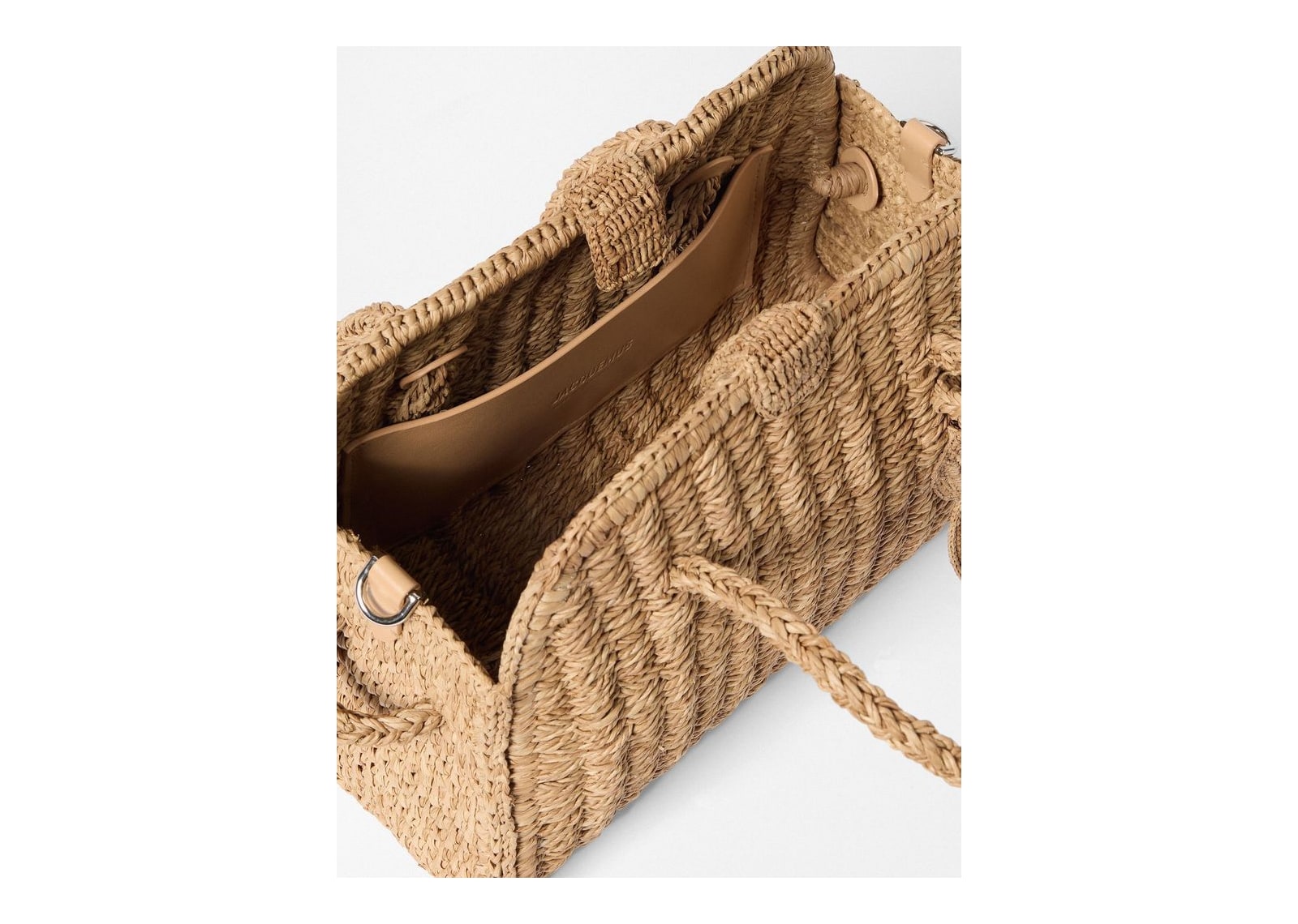 Jacquemus Le Petit Turismo Raphia Beige - görsel 6