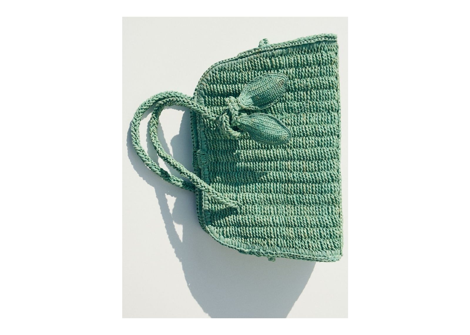 Jacquemus Le Petit Turismo Raphia Turquoise - görsel 6