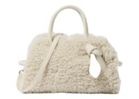 Jacquemus Le Petit Turismo Shearling Light Ivory