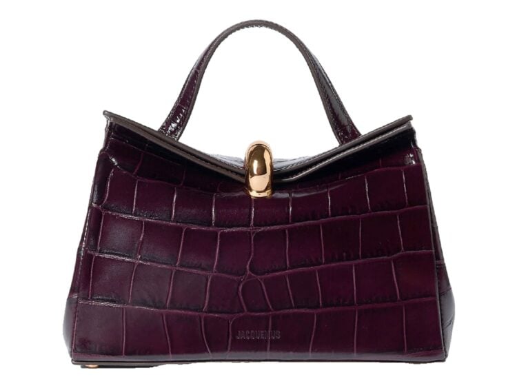 Jacquemus Le Petit Valérie Dark Burgundy