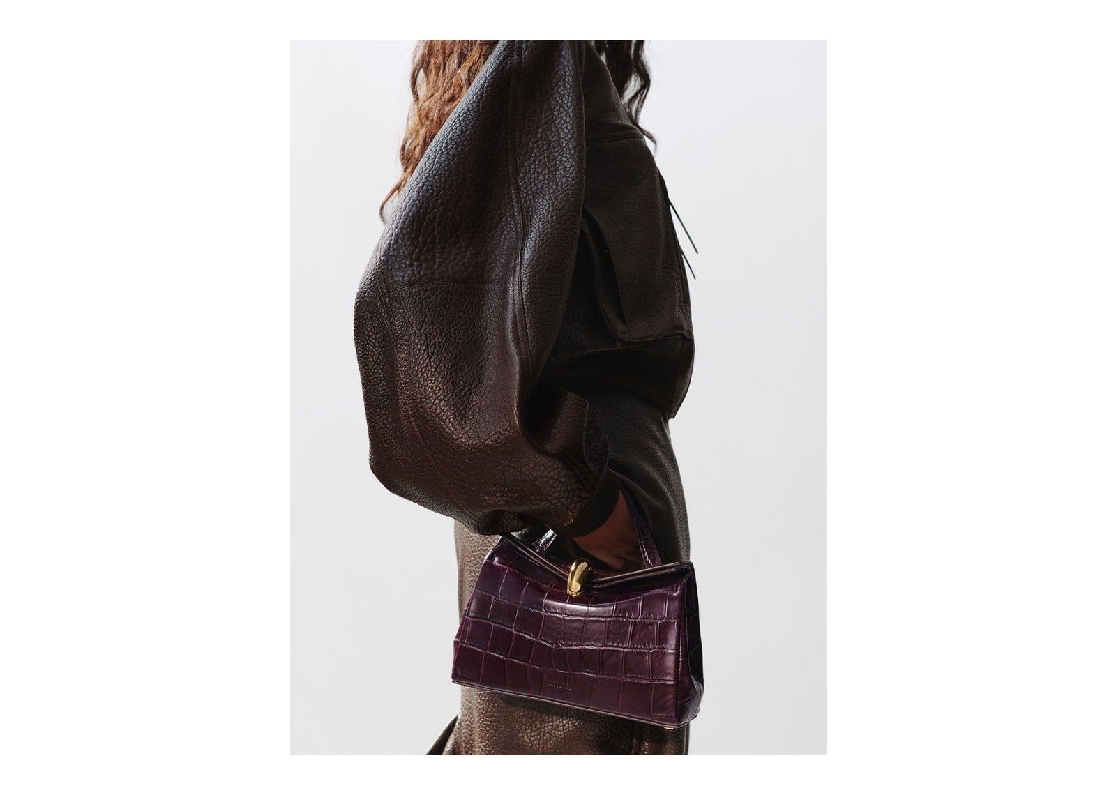 Jacquemus Le Petit Valérie Dark Burgundy - görsel 2