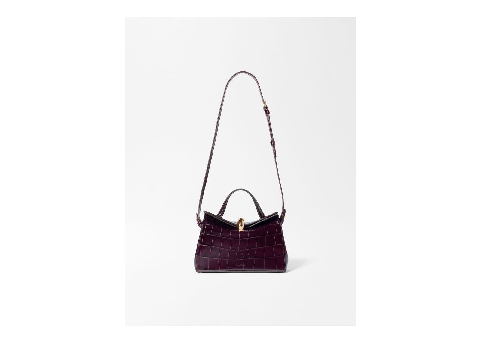 Jacquemus Le Petit Valérie Dark Burgundy - görsel 4