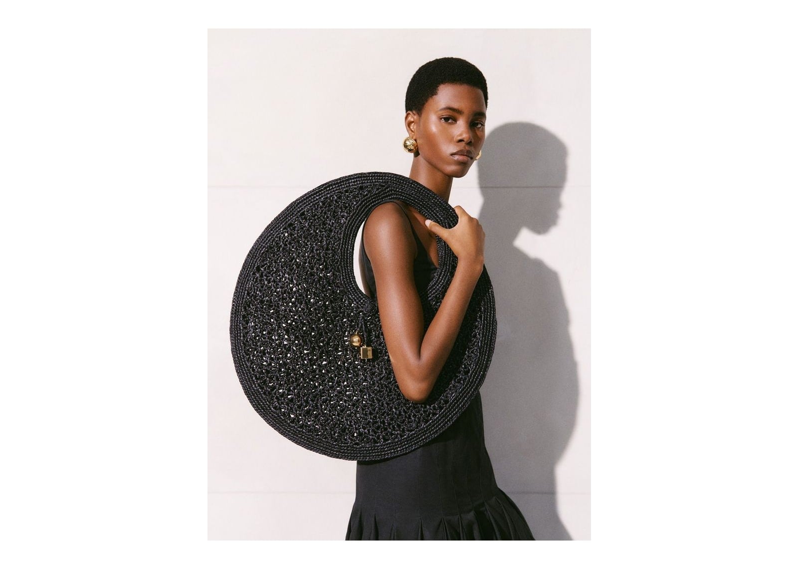 Jacquemus Le Rond Spiaggia Black - görsel 6